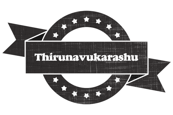 Thirunavukarashu grunge logo