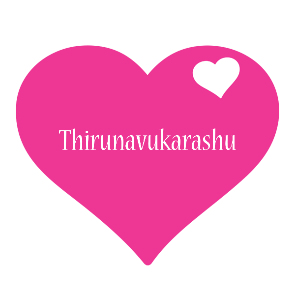Thirunavukarashu love-heart logo