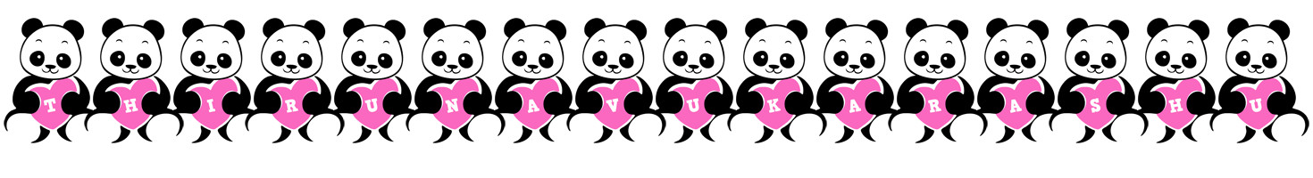 Thirunavukarashu love-panda logo