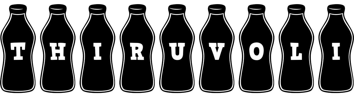 Thiruvoli bottle logo