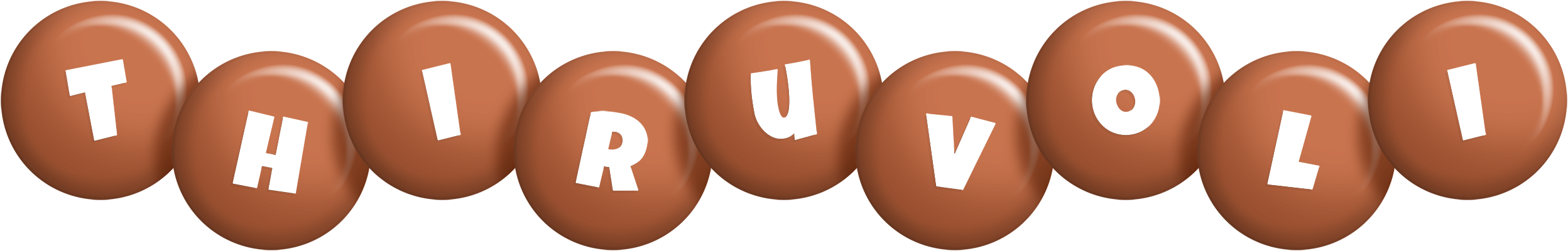 Thiruvoli candy-brown logo