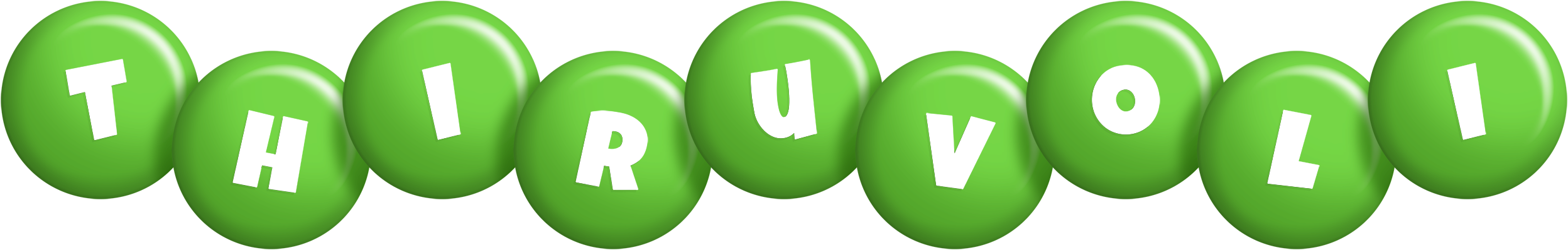 Thiruvoli candy-green logo