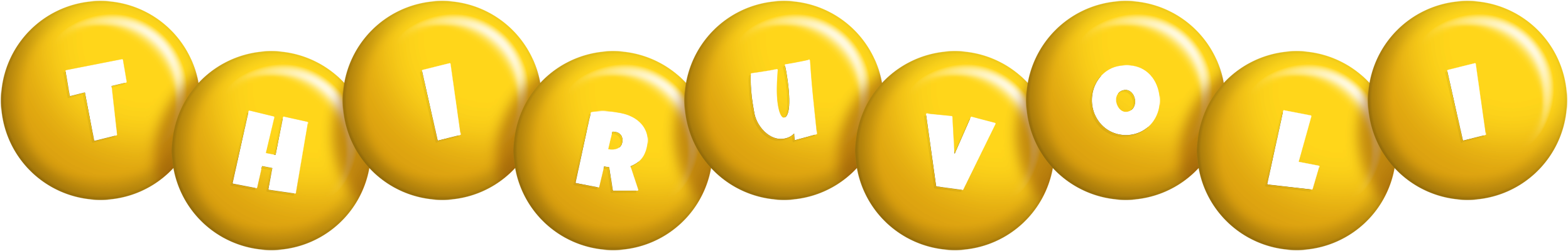 Thiruvoli candy-yellow logo