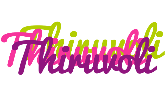 Thiruvoli flowers logo