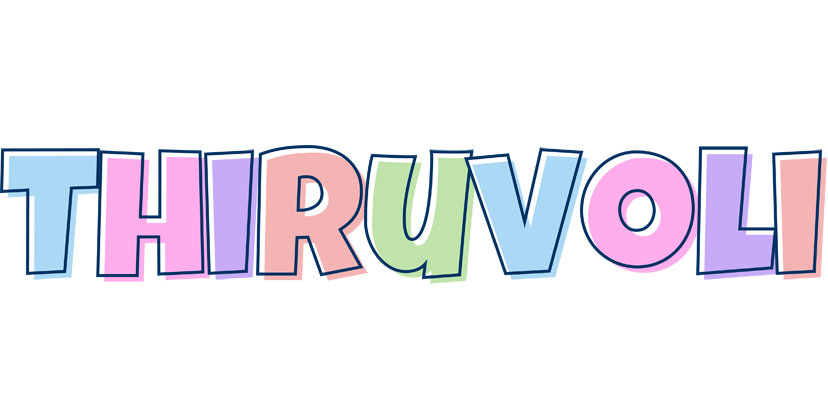 Thiruvoli pastel logo