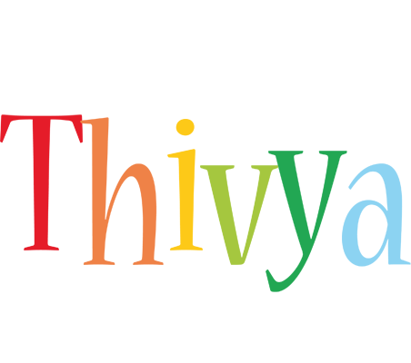 Thivya birthday logo