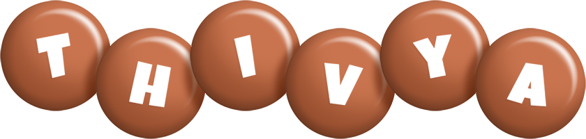 Thivya candy-brown logo