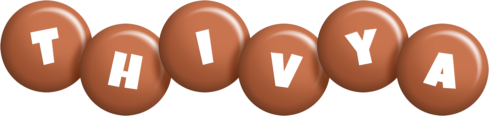 Thivya candy-brown logo
