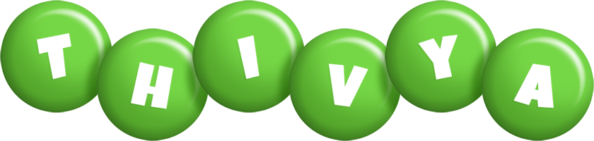 Thivya candy-green logo