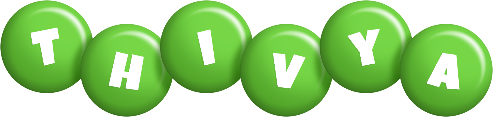 Thivya candy-green logo