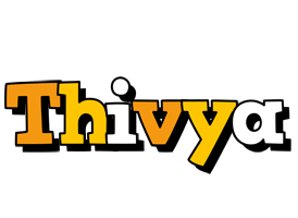 Thivya cartoon logo