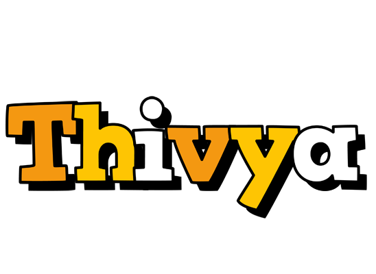 Thivya cartoon logo