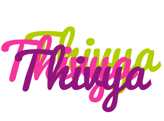 Thivya flowers logo