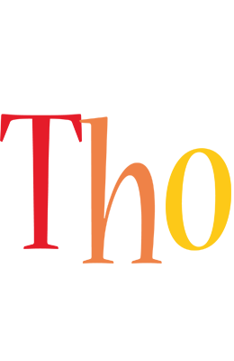 Tho birthday logo