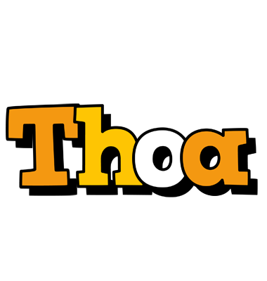 Thoa cartoon logo