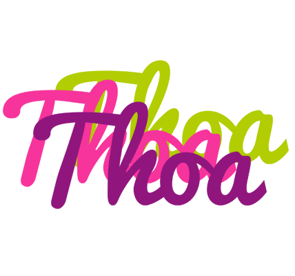 Thoa flowers logo