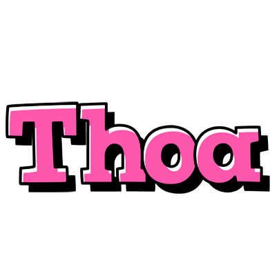 Thoa girlish logo