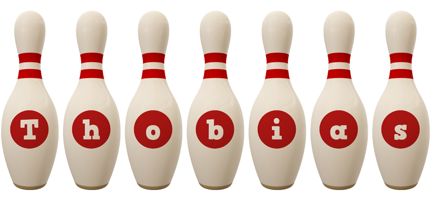 Thobias bowling-pin logo