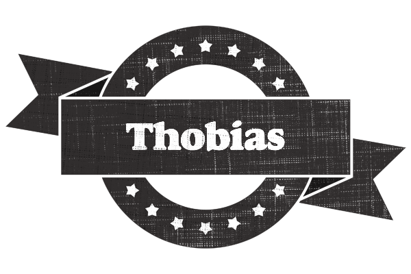 Thobias grunge logo