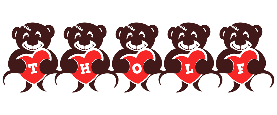 Tholf bear logo