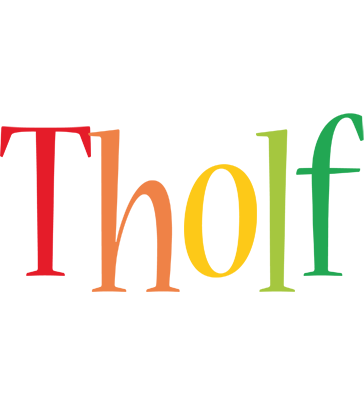 Tholf birthday logo