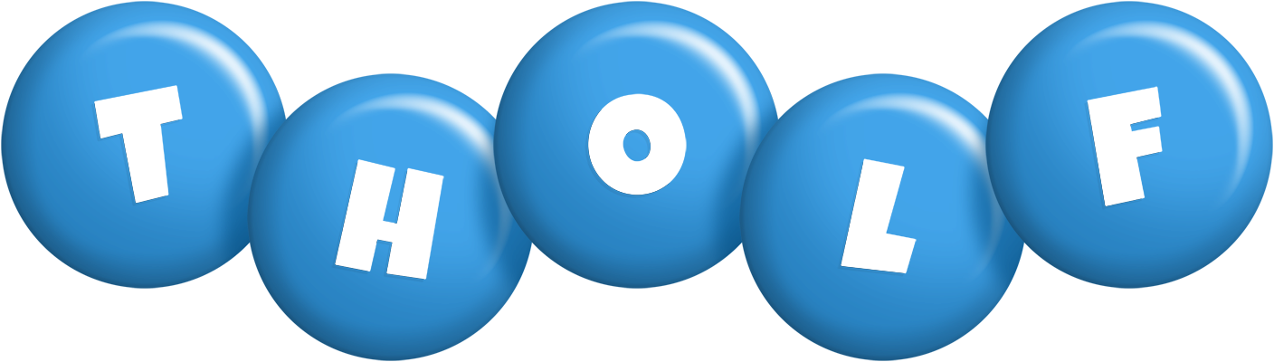 Tholf candy-blue logo