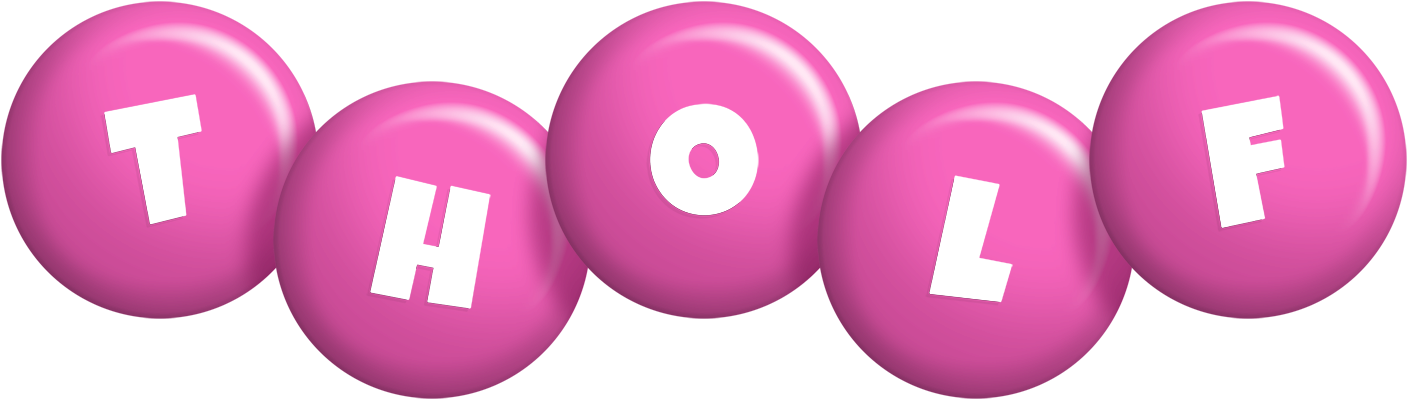 Tholf candy-pink logo