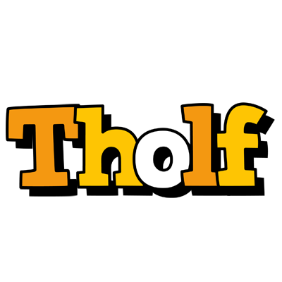 Tholf cartoon logo