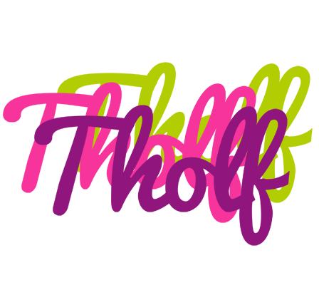 Tholf flowers logo