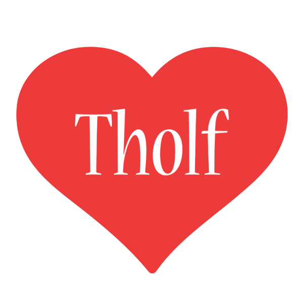 Tholf love logo