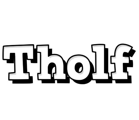 Tholf snowing logo