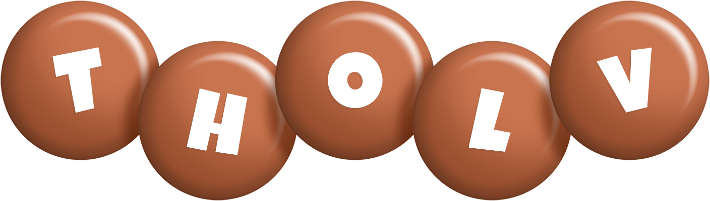 Tholv candy-brown logo