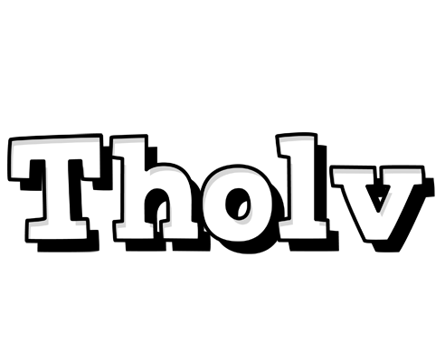 Tholv snowing logo