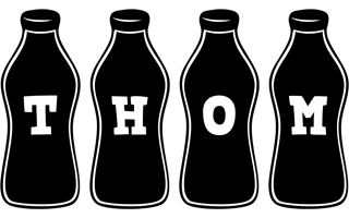 Thom bottle logo