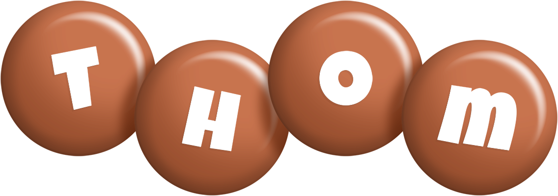 Thom candy-brown logo