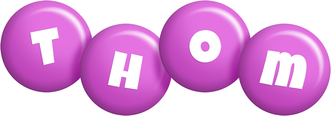 Thom candy-purple logo