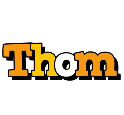 Thom cartoon logo