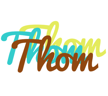 Thom cupcake logo