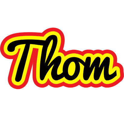 Thom flaming logo