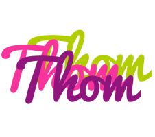 Thom flowers logo