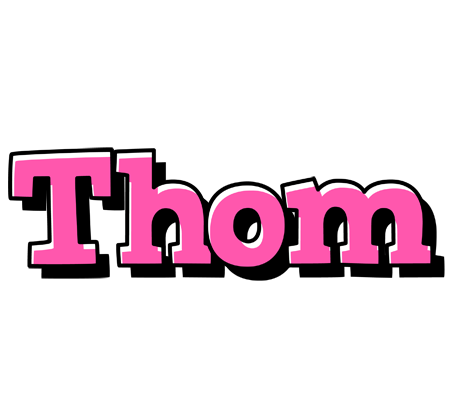 Thom girlish logo
