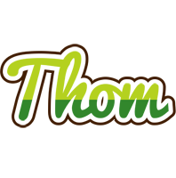 Thom golfing logo