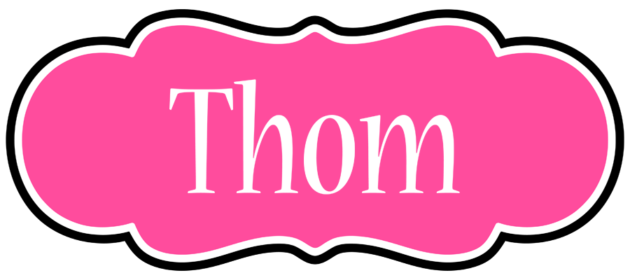 Thom invitation logo
