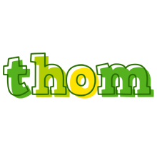 Thom juice logo