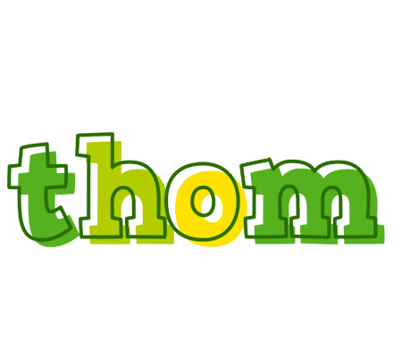 Thom juice logo