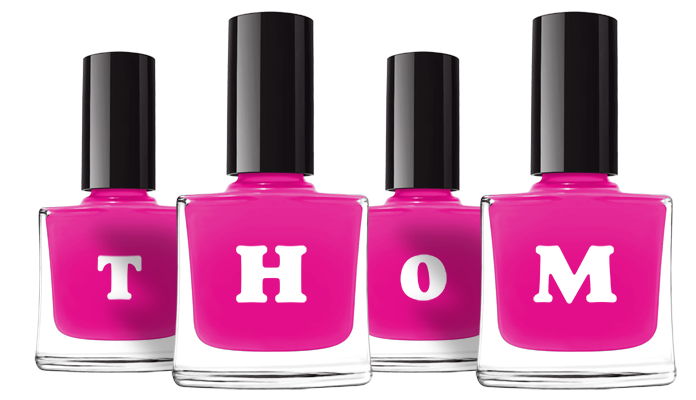 Thom nails logo
