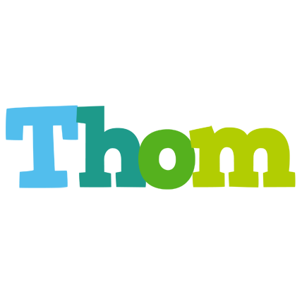 Thom rainbows logo