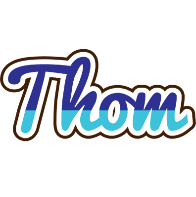 Thom raining logo