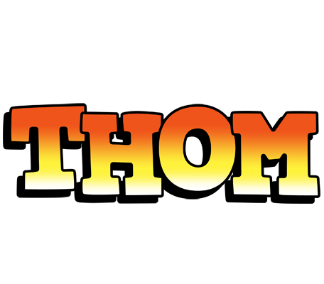 Thom sunset logo