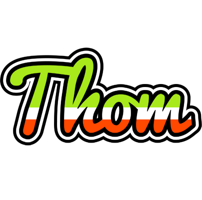 Thom superfun logo